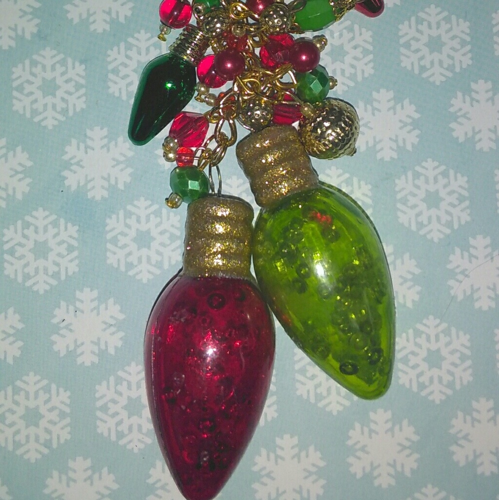 Handmade Christmas Deck the Halls handbag Charm